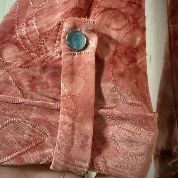 Westport Coral Tie-Dye Blouse - Picture 5 of 12